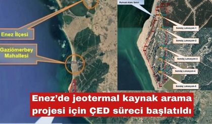 Jeotermal kaynak arama projesi için ÇED süreci başlatıldı