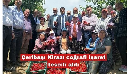 Çeribaşı Kirazı coğrafi işaret tescili aldı