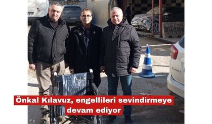 Önkal Kılavuz, engellileri sevindirmeye devam ediyor