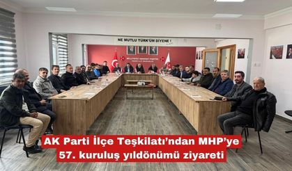 AK Parti'den  MHP’ye 57. kuruluş yıldönümü ziyareti