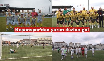 Keşanspor’dan Aşçıoğlu'na yarım düzine gol