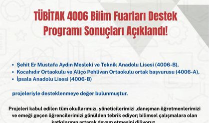 İpsala bilimde öncü: TÜBİTAK’tan 3 okula büyük destek!