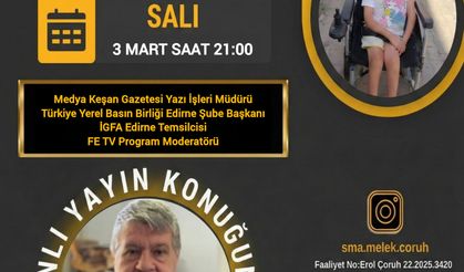 Melek'e destek canlı yayınının konuğu Erdoğan Demir olacak