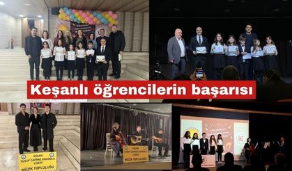 Tekirdağ’daki festivalden ödülle döndüler