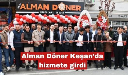"Alman Döner" geçtğimiz Cumartesi günü hizmete girdi!