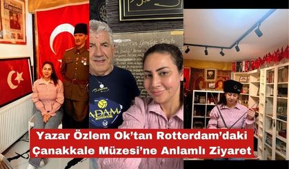 Ok’tan Rotterdam’daki Çanakkale Müzesi’ne anlamlı ziyaret