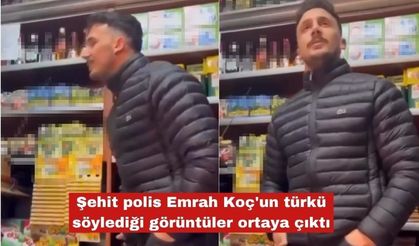 Emrah Koç'ün türkü söylediği görüntüler ortaya çıktı