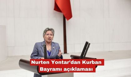 Nurten Yontar, Kurban Bayramını kutladı