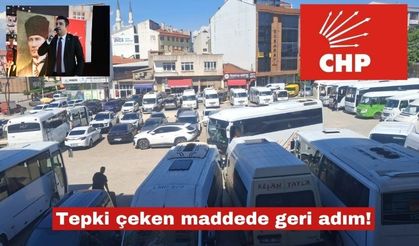 Tepki çeken maddede geri adım!