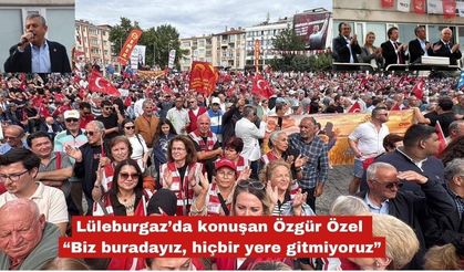 Özgür Özel  “Biz buradayız, hiçbir yere gitmiyoruz”