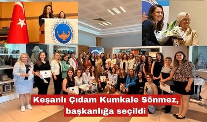 Keşanlı Çıdam Kumkale Sönmez, tekrar başkanlığa seçildi