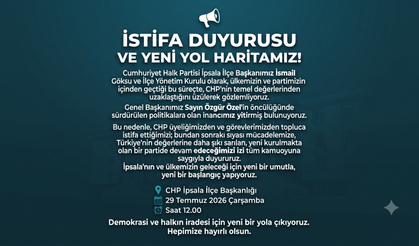CHP İpsala’da toplu istifa yarın gerçekleşecek