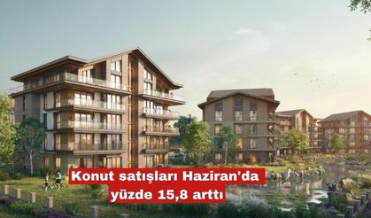 Konut satışları Haziran'da yüzde 15,8 arttı