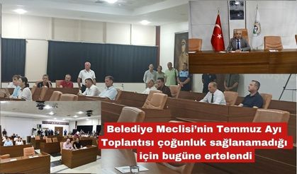Çoğunluk sağlanamayınca meclis toplanamadı