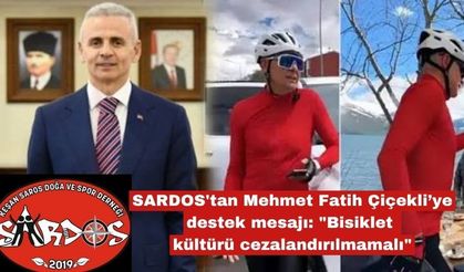 SARDOS'tan Mehmet Fatih Çiçekli’ye destek mesajı