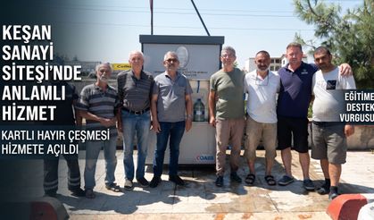 Sanayi Sitesi'ne anlamlı hizmet