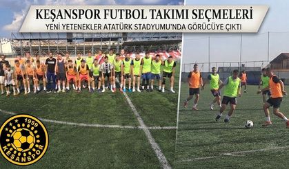 Keşanspor yeni sezon seçmeleri yapıldı