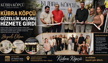 Kübra Köpçü Güzellik Salonu hizmete girdi