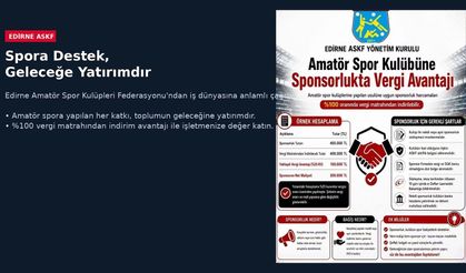Edirne ASKF'den iş dünyasına çağrı