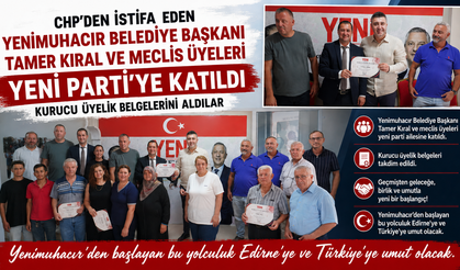 Tamer Kıral ve CHP Meclis Üyeleri Yeni Parti'ye geçti
