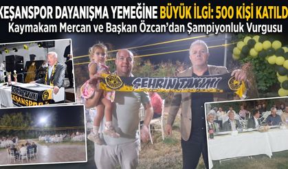 Keşanspor dayanışma yemeğine büyük ilgi