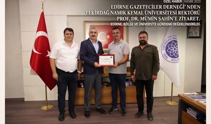 EGD’den Rektör Mümin Şahin’e ziyaret