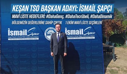 İsmail Şapçı Keşan TSO'da yine aday