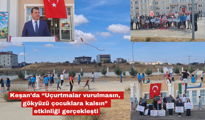 “Uçurtmalar vurulmasın, gökyüzü çocuklara kalsın” etkinliği