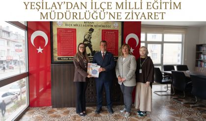 Yeşilay’dan İlçe Milli Eğitim Müdürlüğü’ne ziyaret