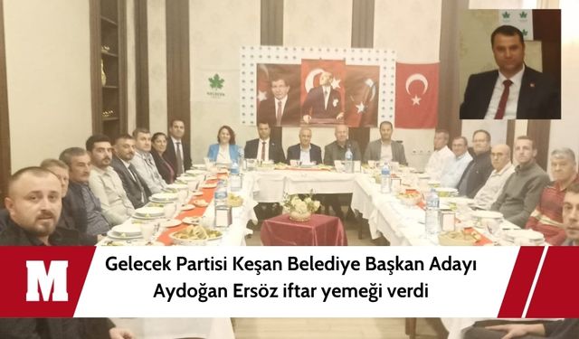 Aydoğan Ersöz, iftar yemeği verdi