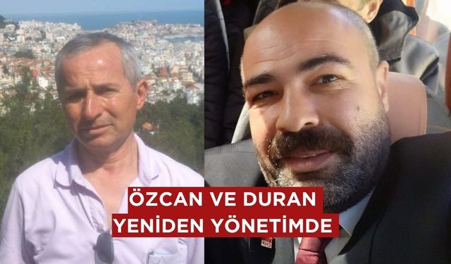 Muzaffer Özcan ve Serkan Duran yeniden CHP Keşan ilçe yönetiminde