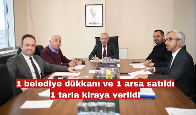 Keşan Belediyesi'ne ait taşınmazların satış ve kiralama ihaleleri yapıldı