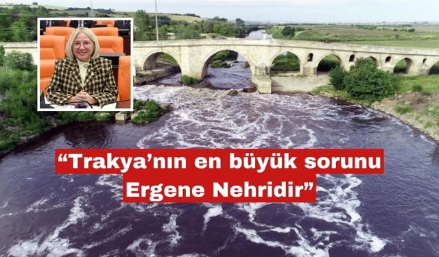 Trakya’nın en büyük sorunu Ergene Nehridir