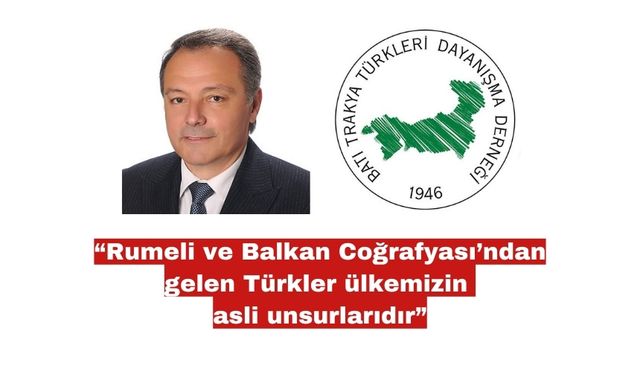 Batı Trakya Türkleri Derneğinden kınama