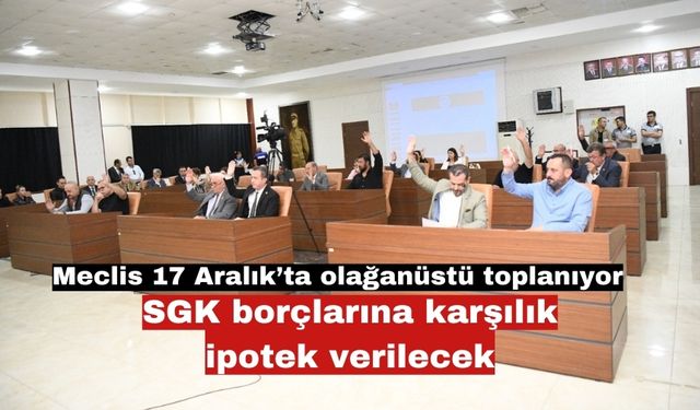 Keşan Belediye Meclisi 17 Aralık’ta olağanüstü toplanıyor