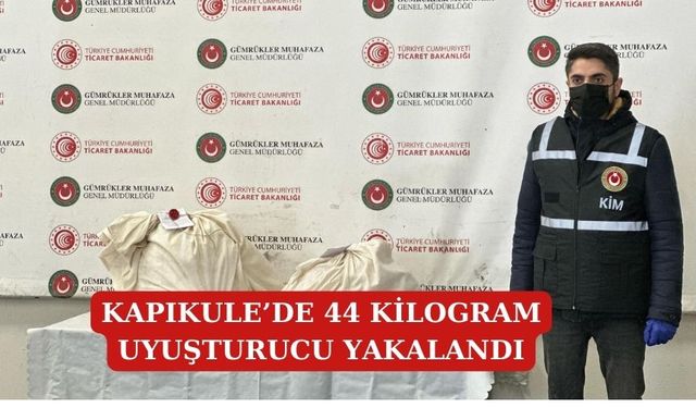 Kapıkule'de TIR'da 44 kilo  madde ele geçirildi