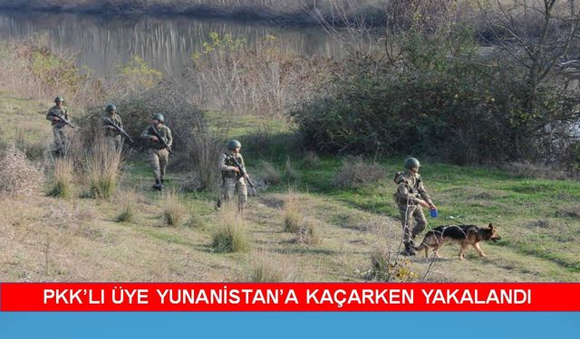 Yunanistan’a kaçmaya çalışan PKK şüphelisi yakalandı