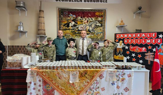 Raşit Efendi İlkokulu’nda 18 Mart’a özel anlamlı etkinlik