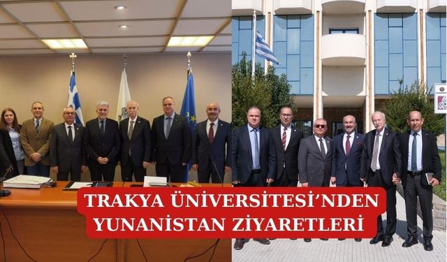 Trakya Üniversitesi heyetinin Gümülcine ve İskeçe temasları