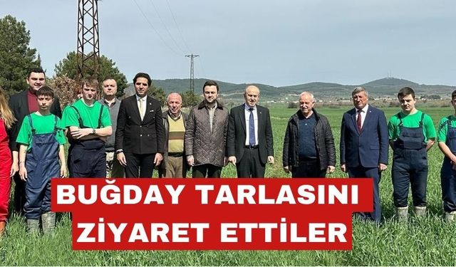 Keşan MTAL Tarım bölümü öğrencileri buğday hasadına hazırlanıyor