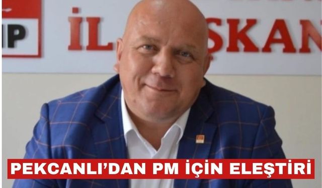 Fevzi Pekcanlı'dan PM üyeliği konusunda eleştiri