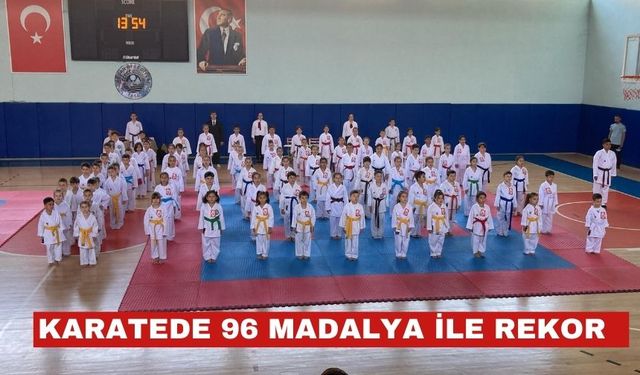 Karatede 95 madalya ile tarihi rekor!