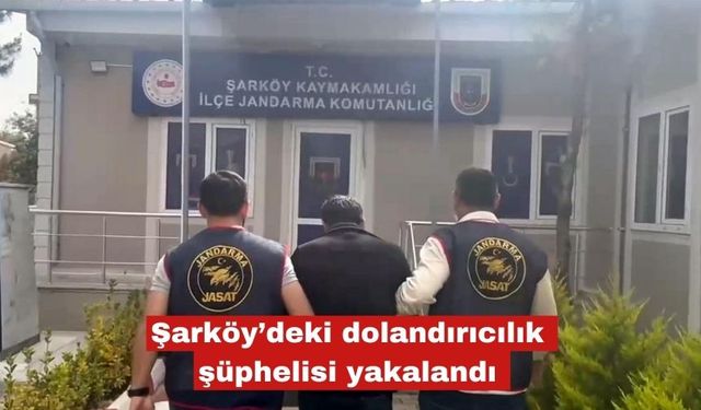 Şarköy'de 1 milyon lira dolandıran şüpheli yakalandı