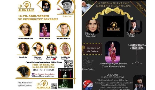 Altın Lale Vakfı,  Cumhuriyet coşkusunu yaşatacak!