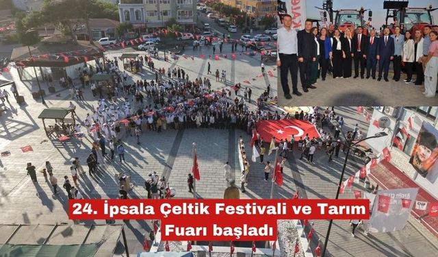 24. İpsala Çeltik Festivali ve Tarım Fuarı başladı