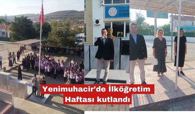 Yenimuhacir’de İlköğretim Haftası kutlandı