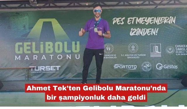 Ahmet Tek'ten bir şampiyonluk daha geldi