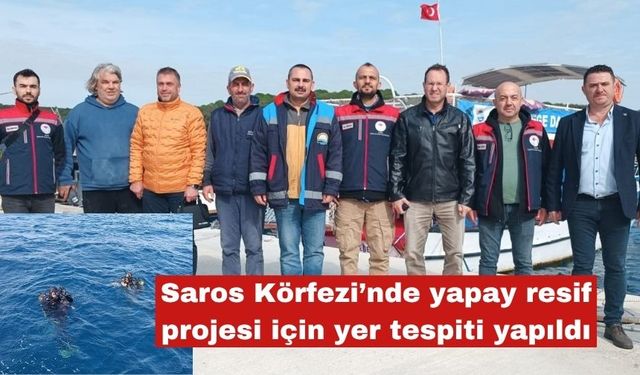 Yapay resif için yer tespiti yapıldı