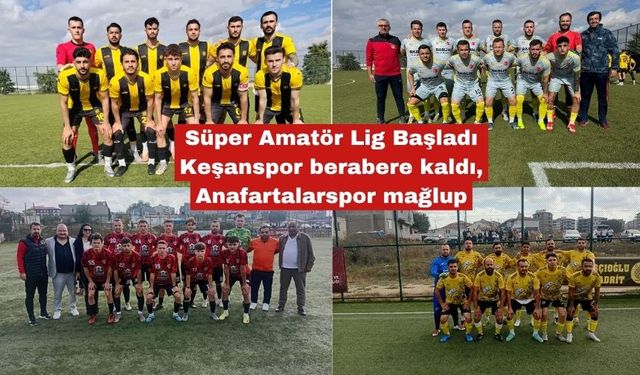 Edirne Süper Amatör Lig başladı