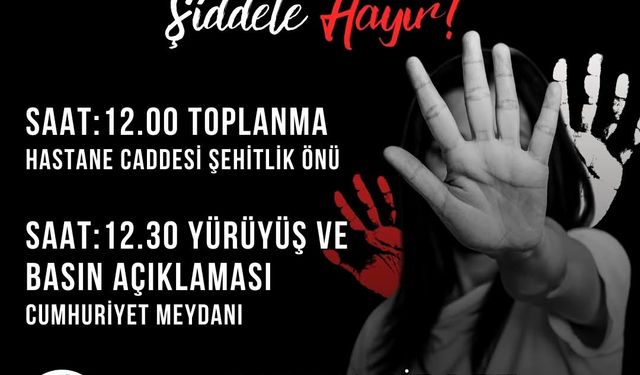 Kent Konseyi’nden Kadına Şiddete karşı yürüyüş